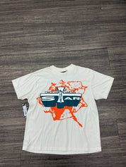 Hellstar Jesus T-Shirt White Orange