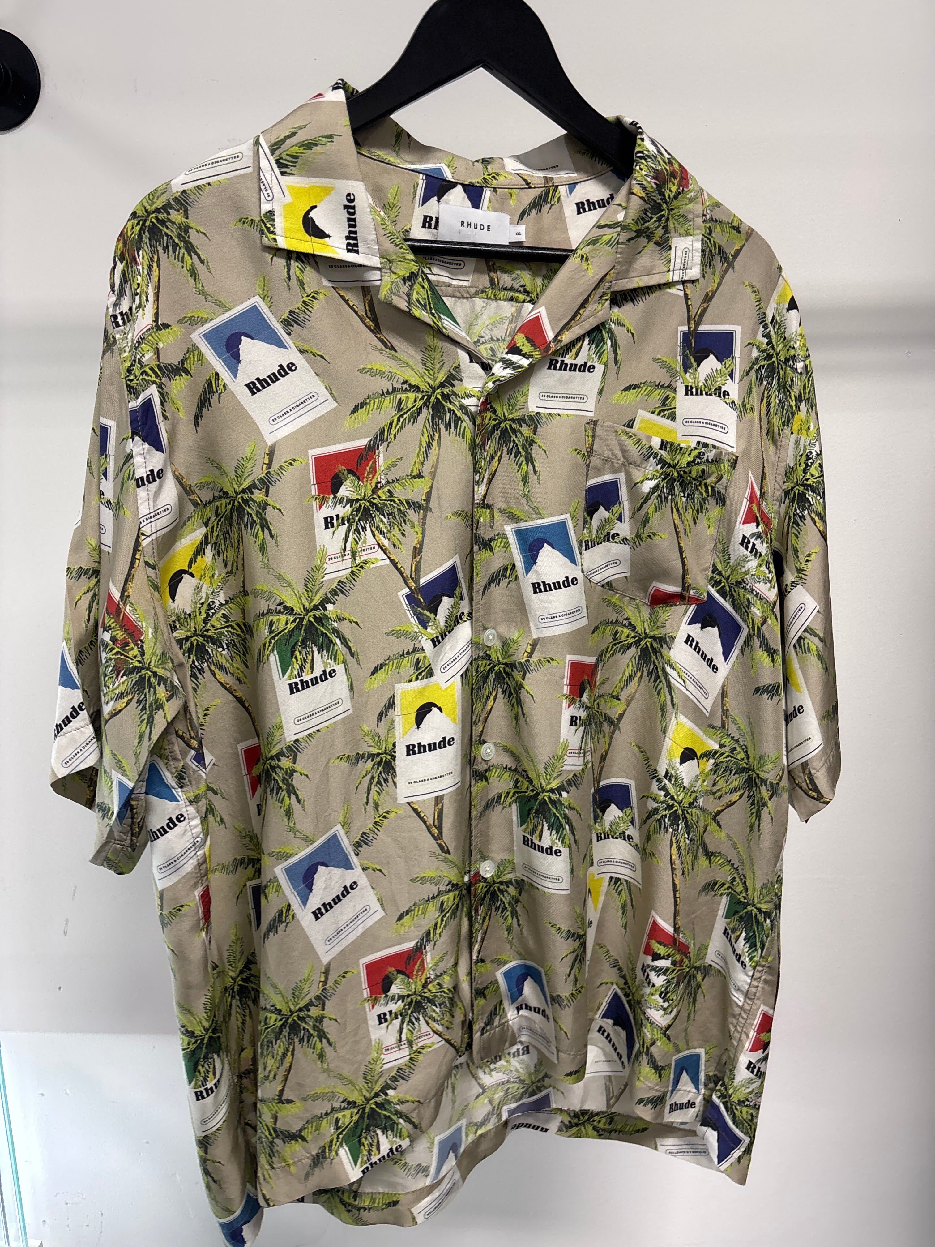 Rhude Ciggerate Print Button Shirt Multi