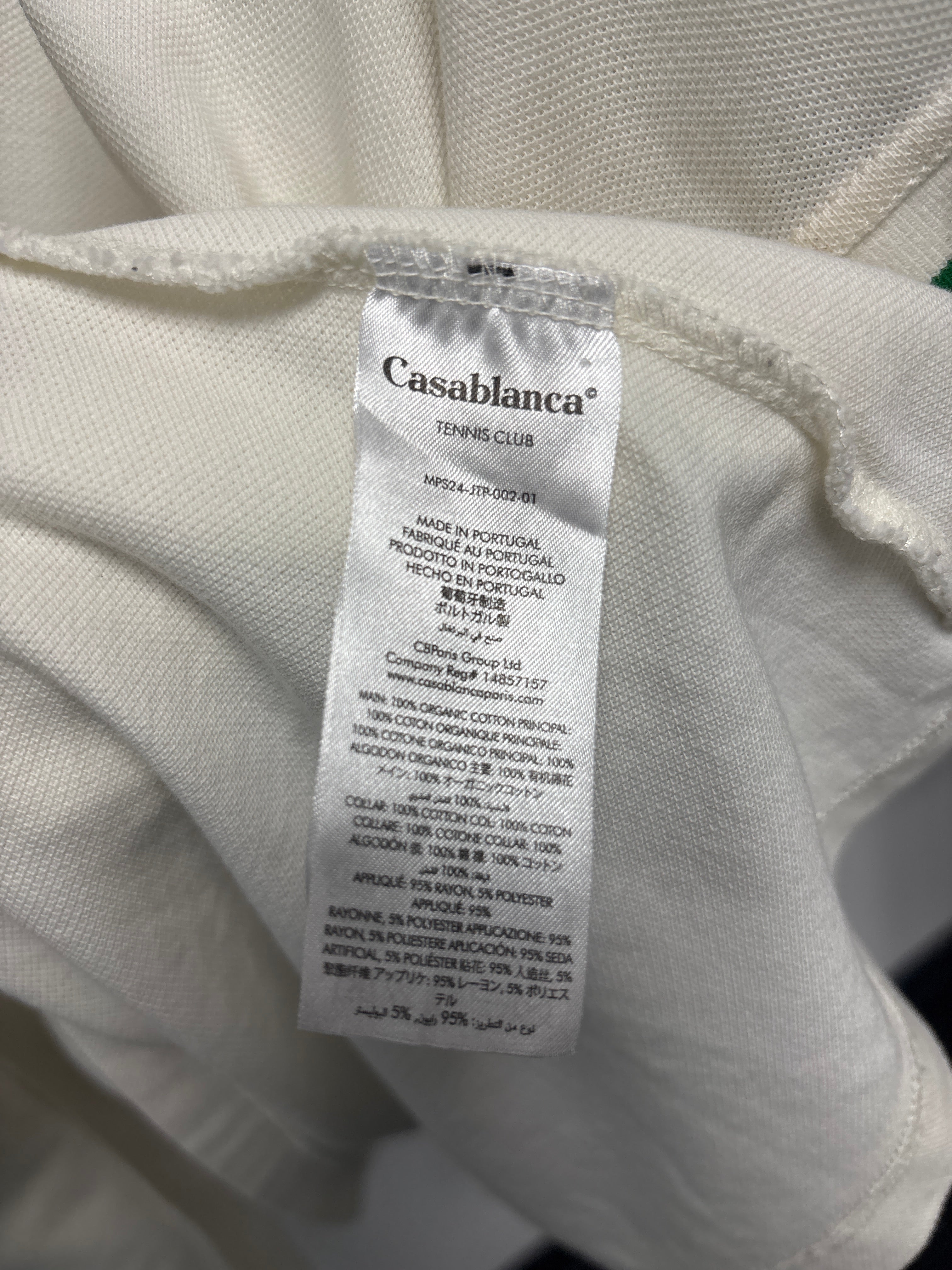 Casablanca Polo Shirt White