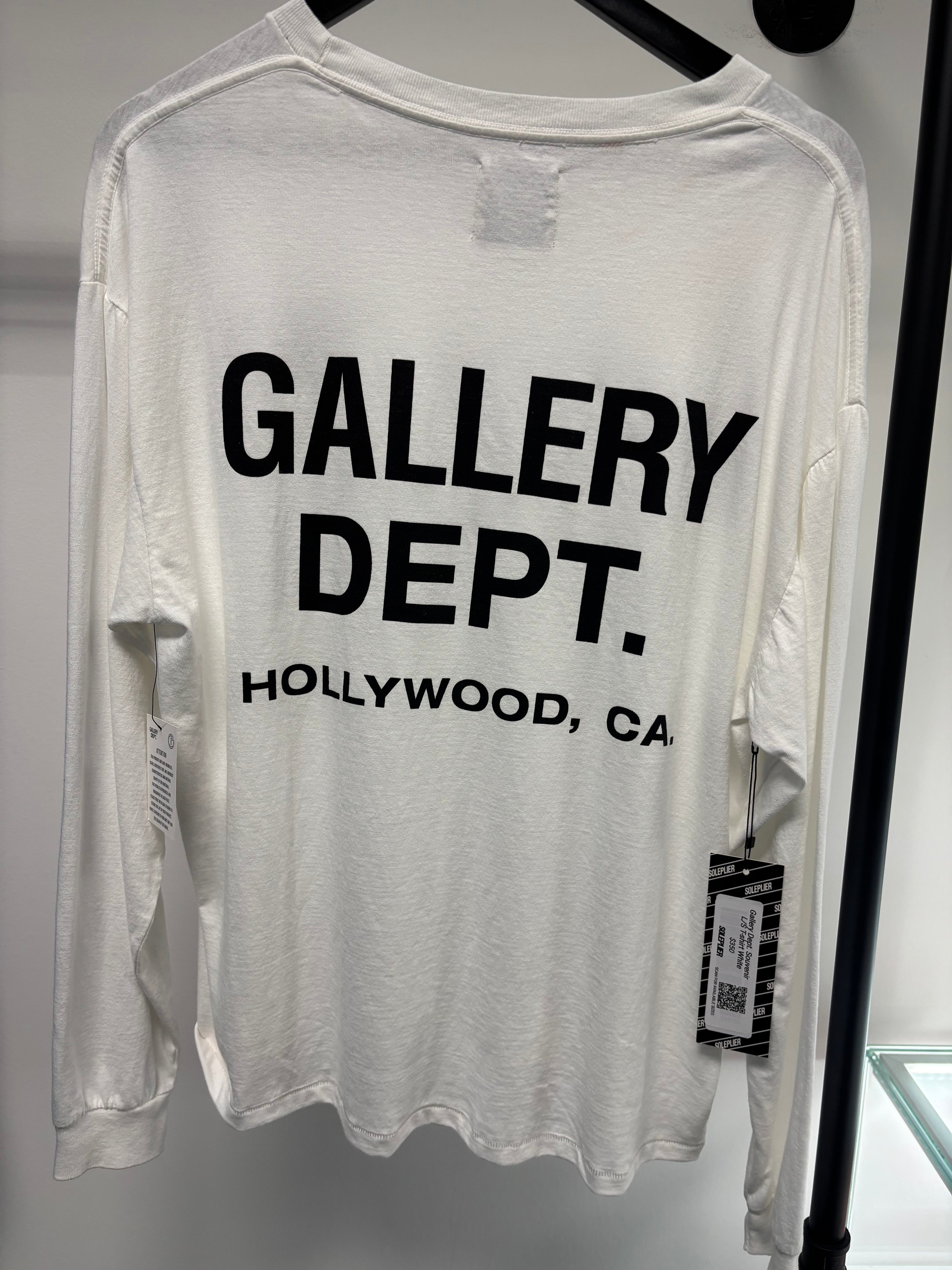 Gallery Dept. Souvenir L/S T-shirt White