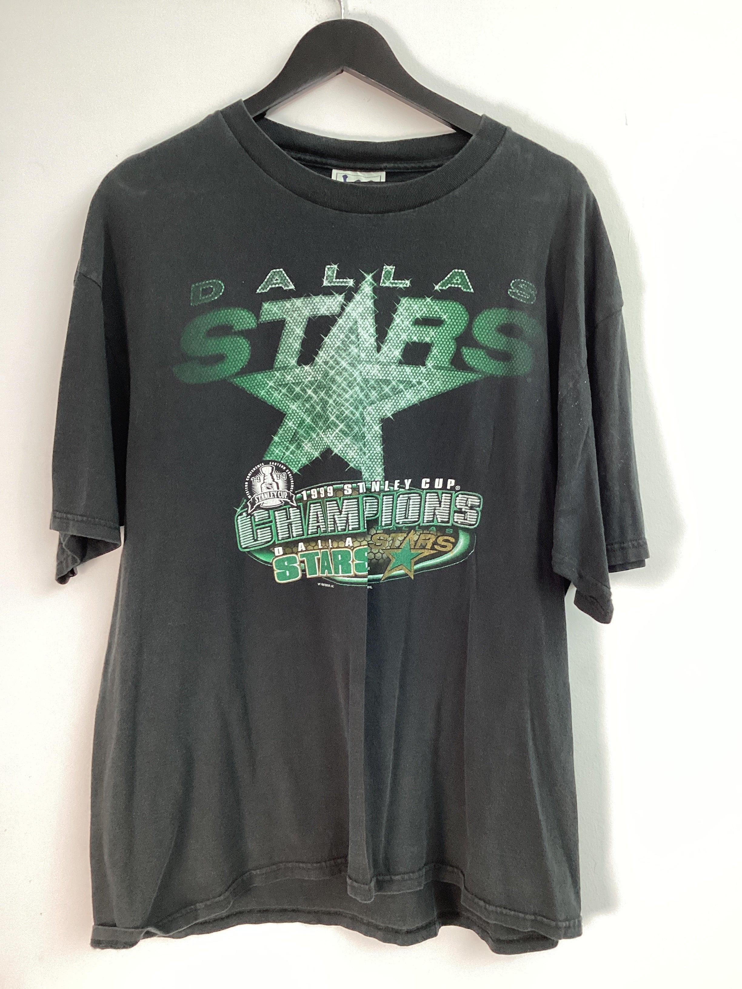 Vintage Dallas Stars 1999 Stanley Cup Tee Black