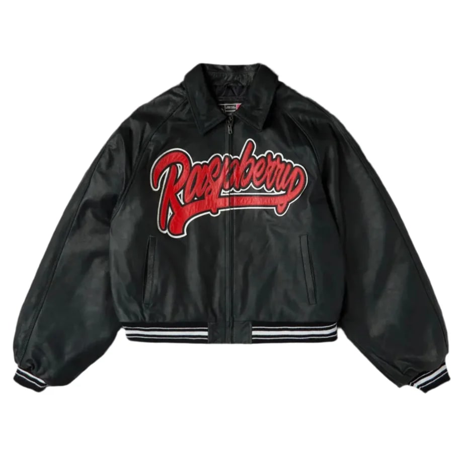 Raspberry Hills Varsity Leather Jacket