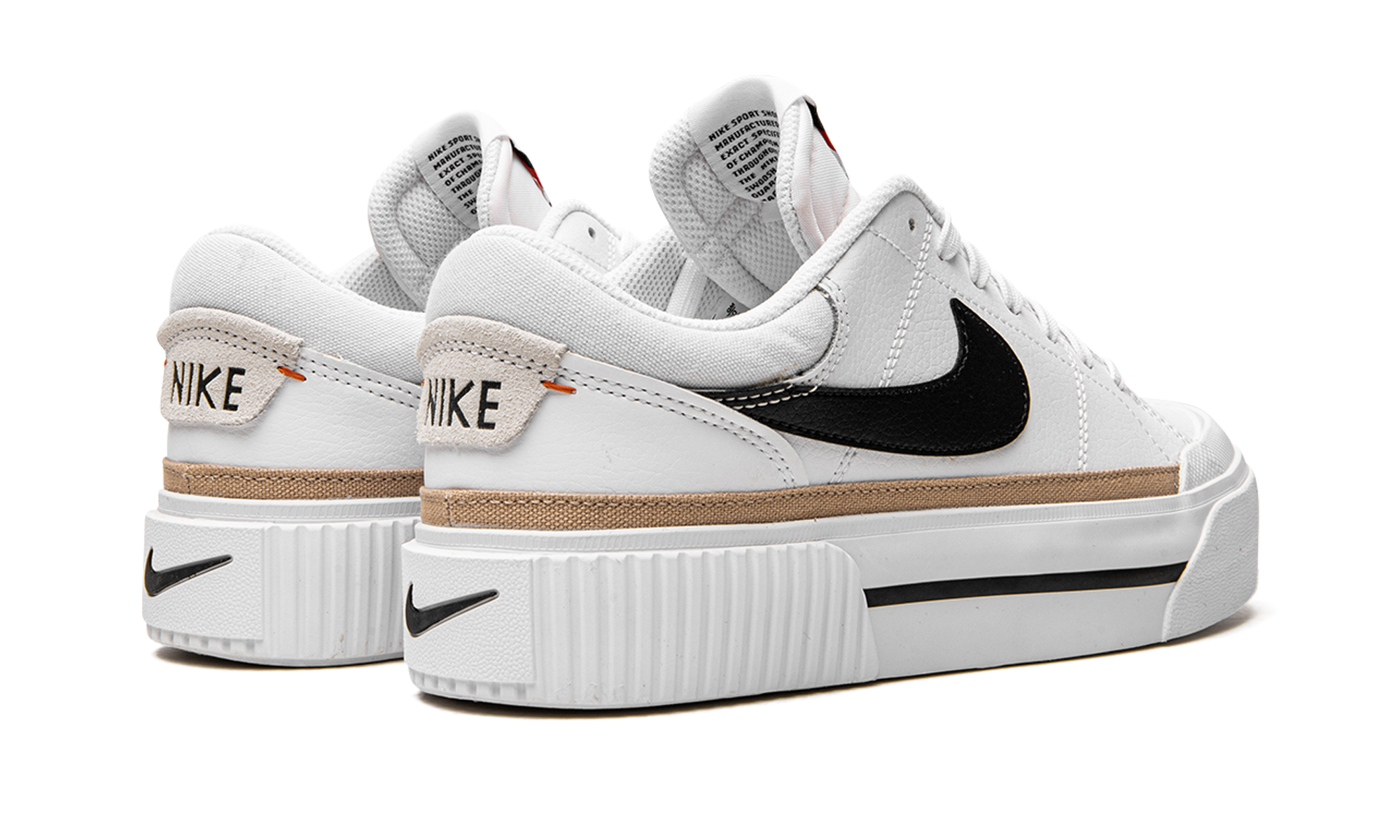 Nike Court Legacy Lift White Black (Women's)