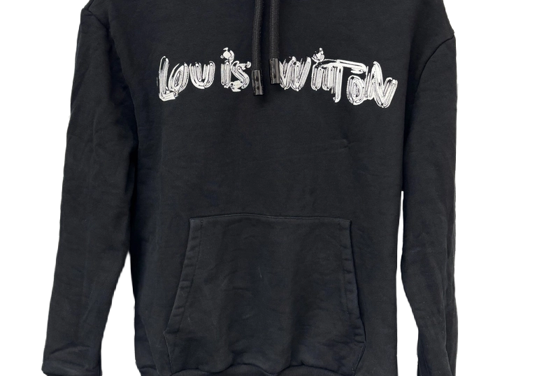 Louis Vuitton Graphic Hoodie Black