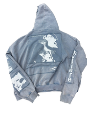 Matiere De Desirs ENCORE HOODIE ‘WASHED BLUE’
