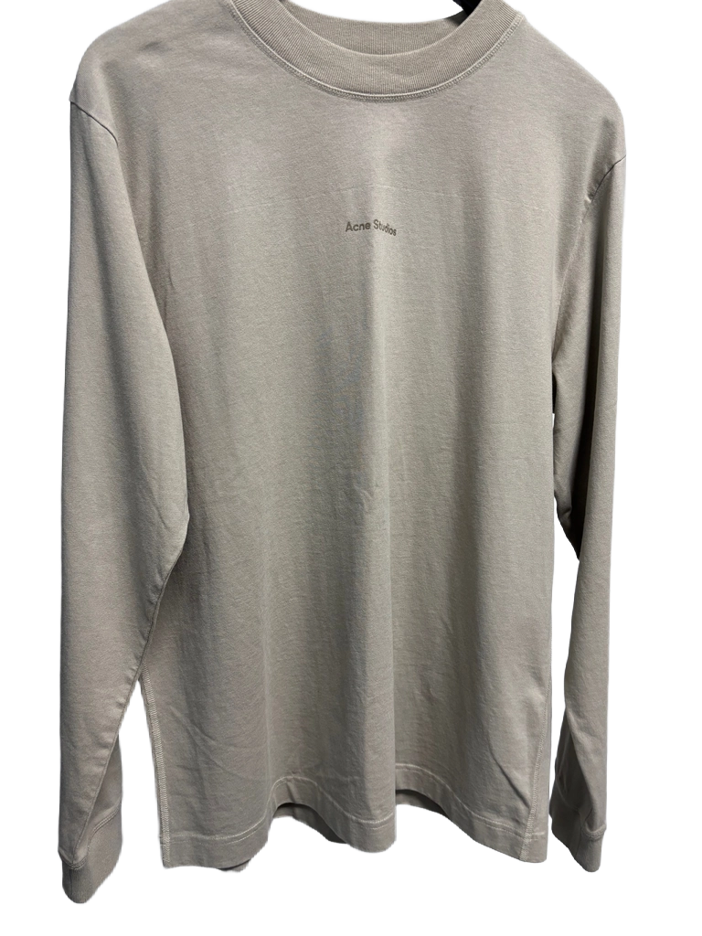 Acne Studios Long Sleeve Erwin T-Shirt Oyster Grey