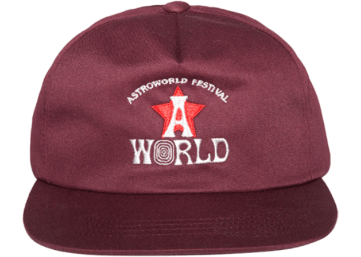 Travis Scott Astro Hat Burgundy