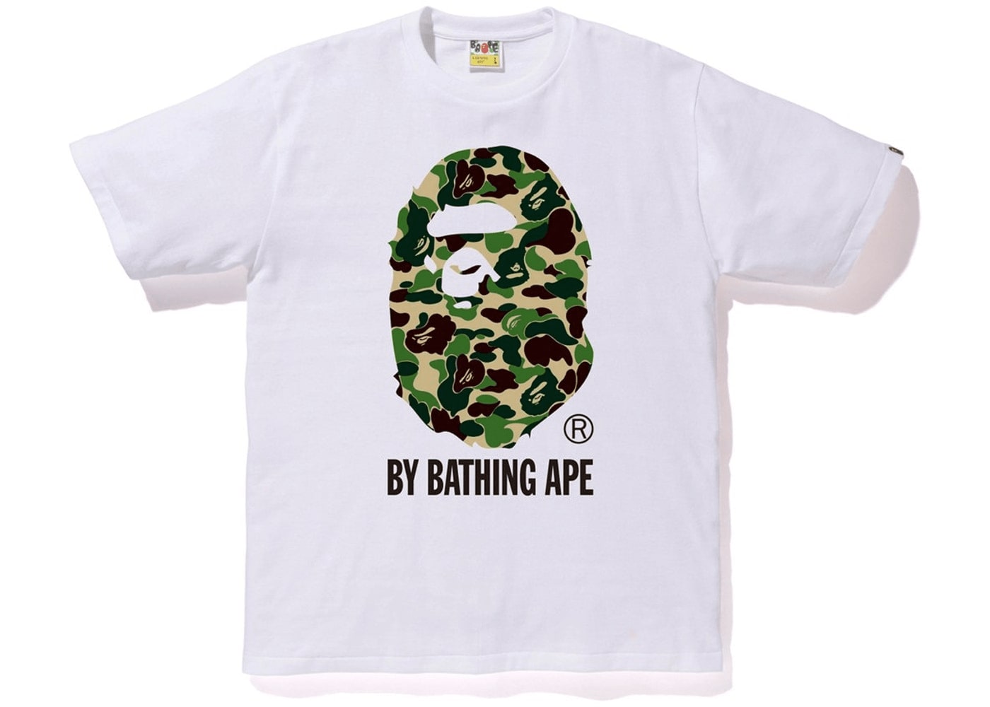 BAPE ABC By Bathing Tee White/Green
