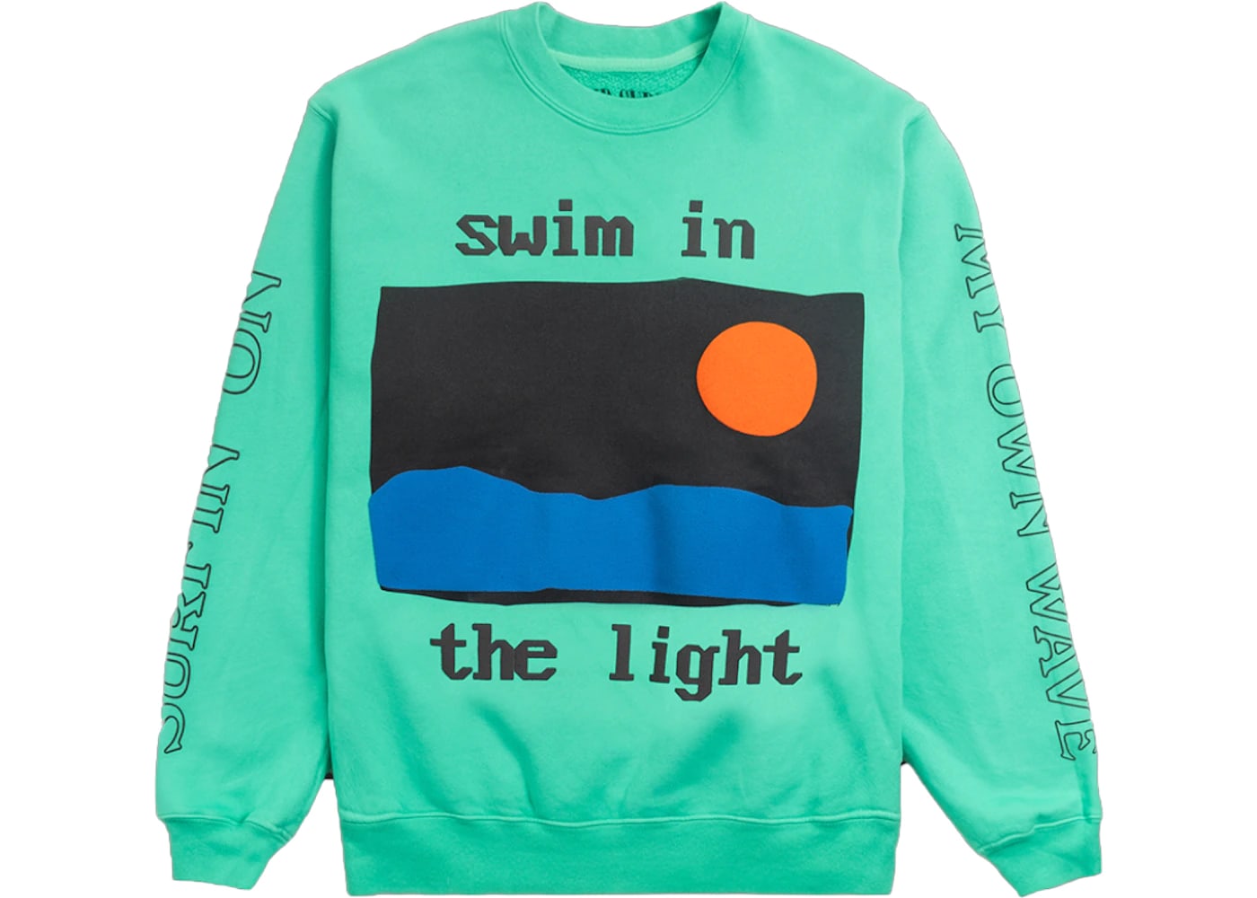 Kid Cudi Rolling Loud Swim In The Light Crewneck Teal