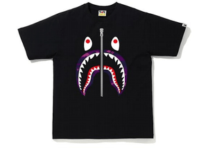 BAPE Color Camo Shark T-Shirt (SS20) Black/Purple