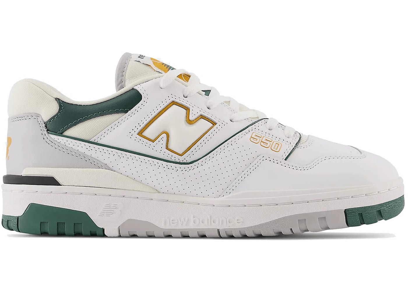 New Balance 550 White Nightwatch Green