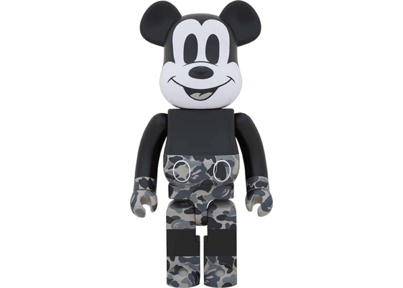 Bearbrick x Bape Mickey Mouse Monotone 1000%