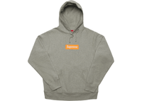 Supreme Box Logo Hooded Sweatshirt (FW17) Heather Grey