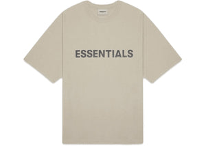 Fear Of God Essentials Boxy T-Shirt Applique Logo Olive/Khaki