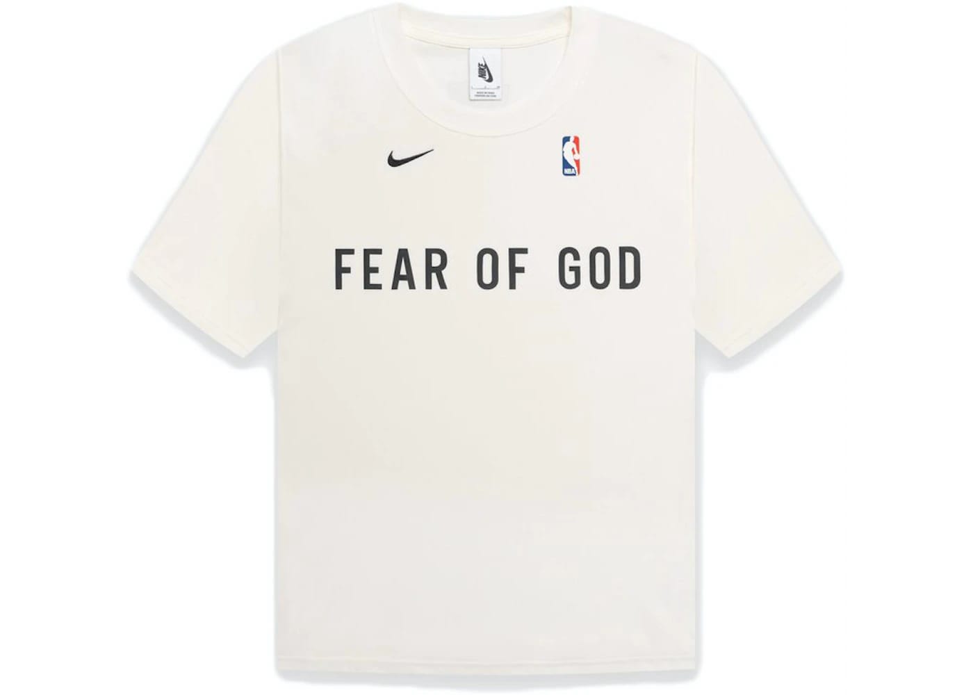 Fear Of God X Nike Warm Up T-Shirt Sail