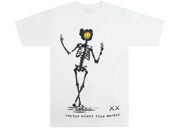 KAWS X Cactus Plant Flea Market T-Shirt White