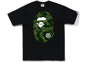 BAPE Color Camo Big Ape Head Tee (FW22) Black Red