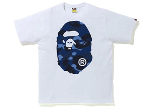BAPE Color Camo Big Ape Head T-Shirt (SS20) White/Navy