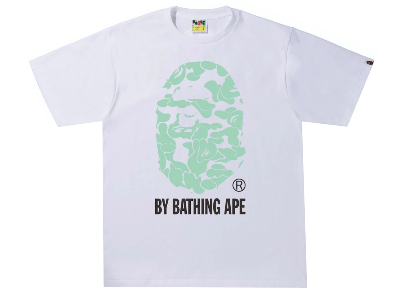 BAPE Text Code Camo By Bathing Ape Tee White