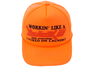 Sicko Laundry Trucker Hat Neon Orange