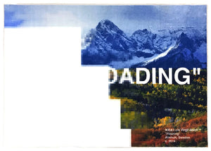 Virgil Abloh X IKEA "STILL LOADING" Rug 140x200 CM Multi