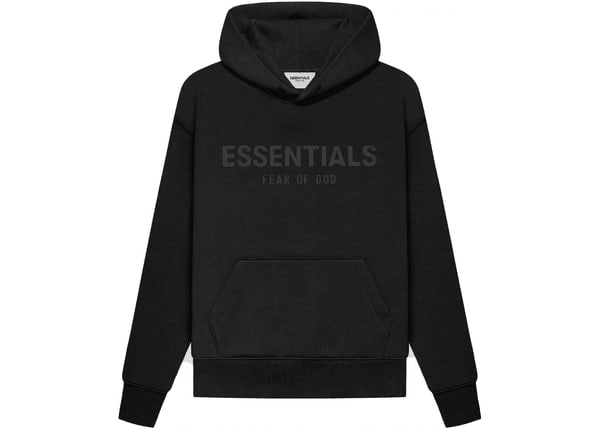 Fear Of God Essentials Kids Pull-Over Hoodie Black/Stretch Limo