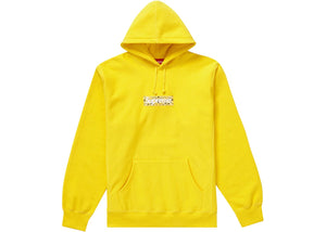 Supreme Bandana Box Logo Hooded Sweatshirt Yellow