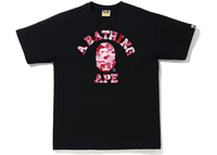 BAPE ABC Camo College Tee (SS21) Black/Pink