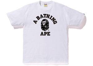 BAPE Space Camo College Tee White