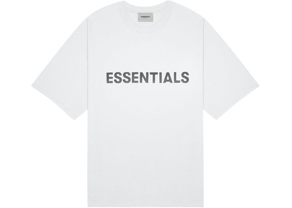 Fear Of God Essentials Boxy T-Shirt Applique Logo White