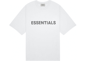 Fear Of God Essentials Boxy T-Shirt Applique Logo White