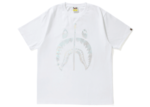 BAPE Hologram Shark Tee White