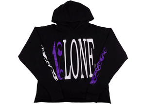 Vlone X Palm Angels Hoodie Black/Purple