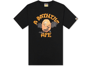 BAPE A Bathing Ape Halloween College Tee Black