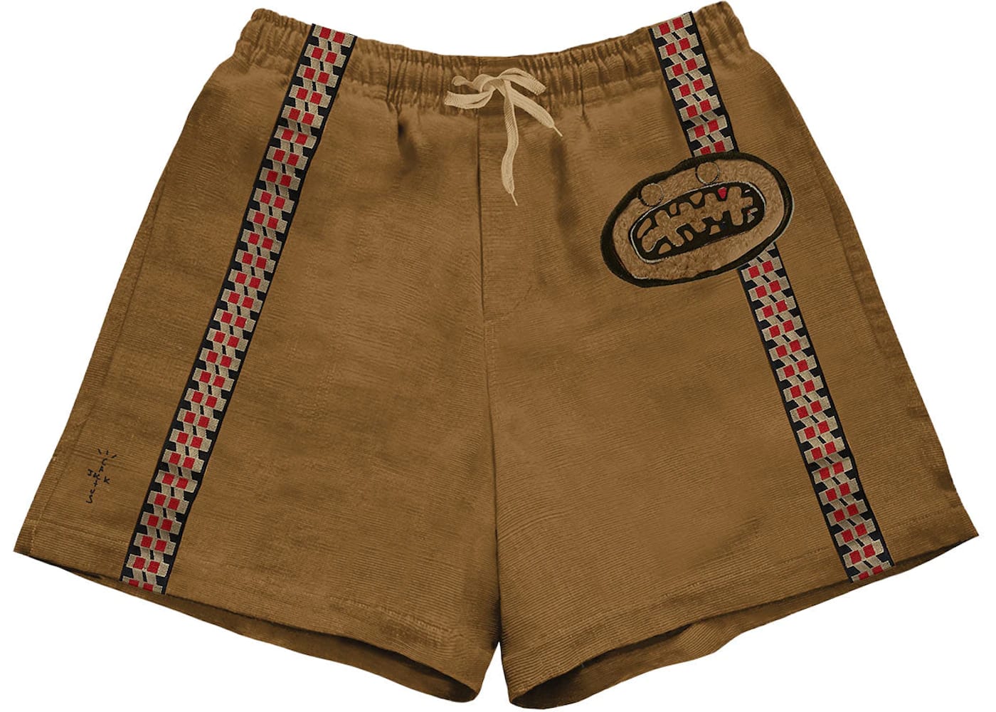 Travis Scott Cactus Jack Stripe Short Brown Multi