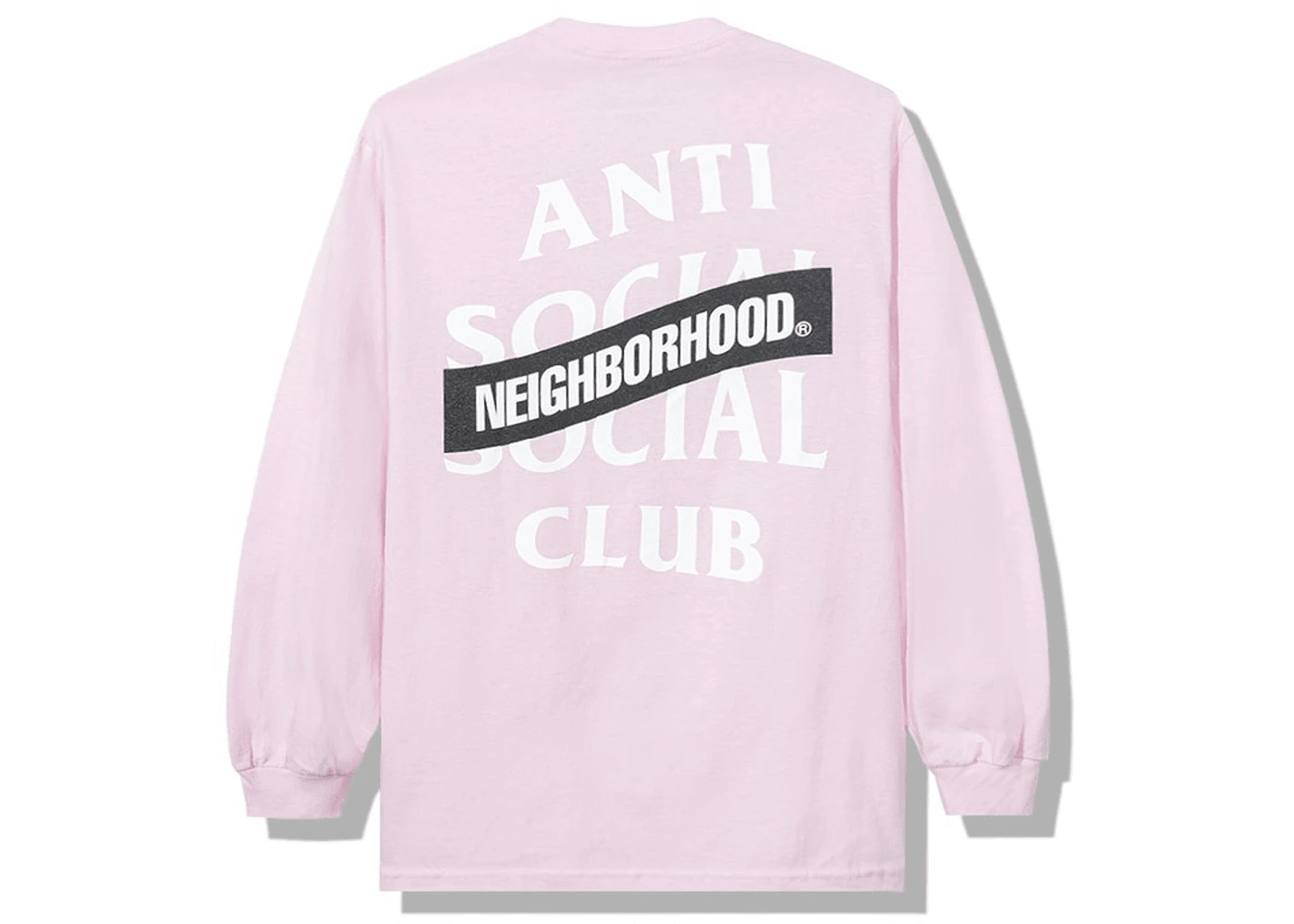 Anti Social Social Club X Neighborhood AW05 Pink Long Sleeve Tee Longsleeve Tee Pink