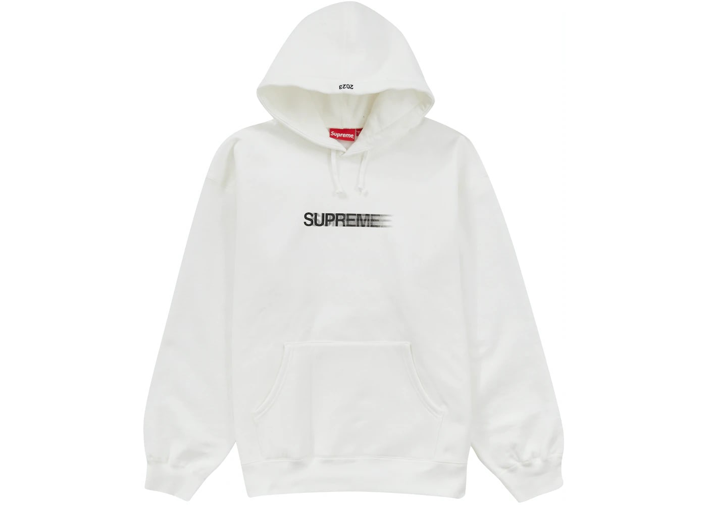 Supreme Motion Logo Hooded Sweatshirt (SS23) White