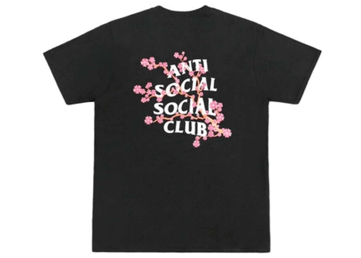 Anti Social Social Club Cherry Blossoms T-shirt Black
