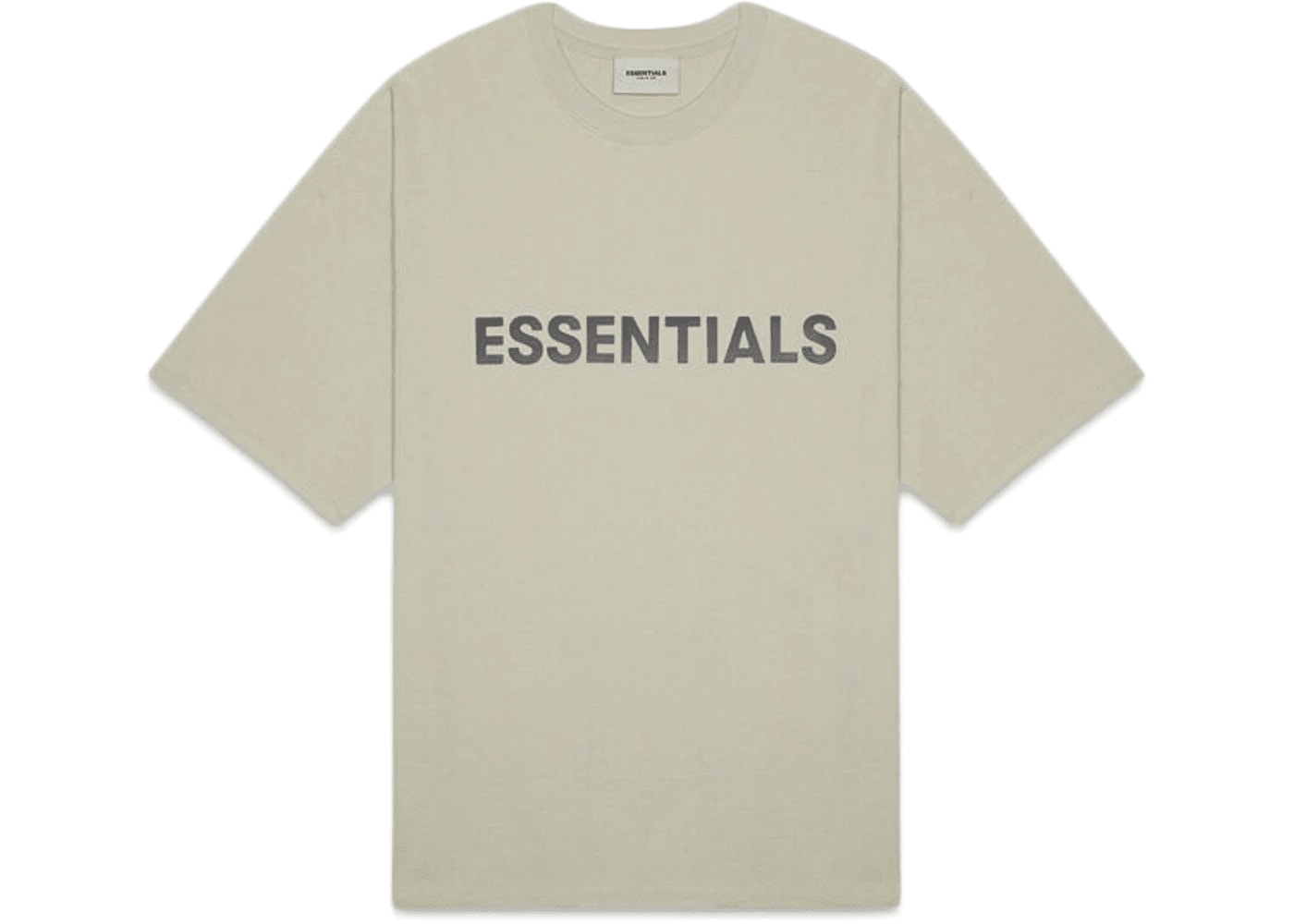 Fear Of God Essentials Boxy T-Shirt Applique Logo Moss