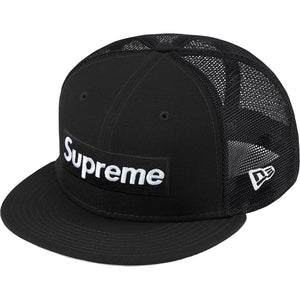 Supreme Box Logo Mesh Back New Era Black