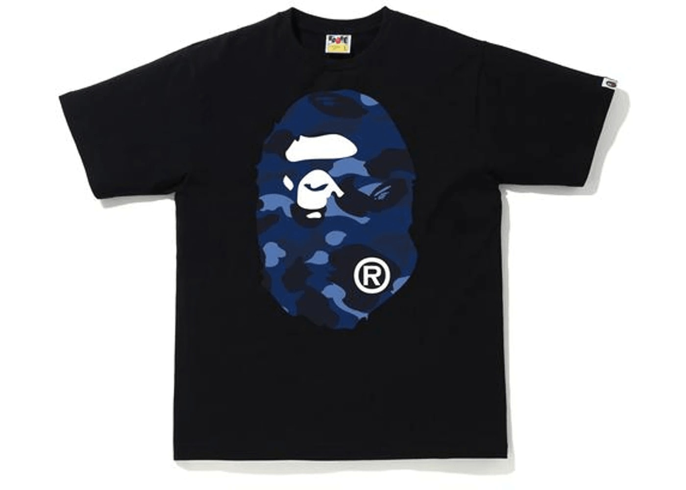 BAPE Color Camo Big Ape Head T-Shirt (SS20) Black/Navy