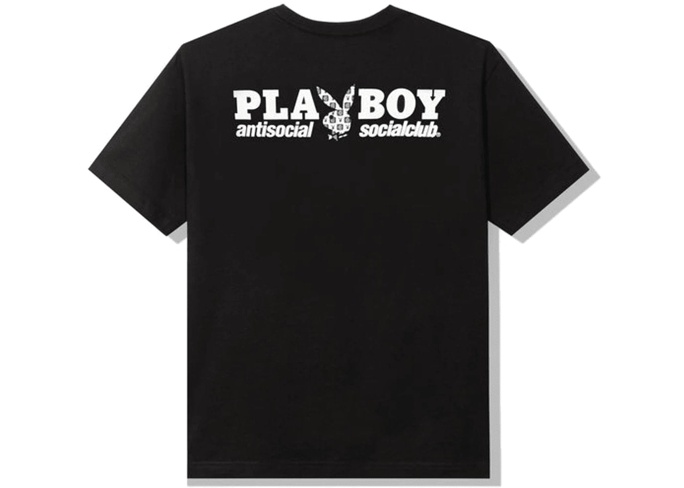 Anti Social Social Club Playboy Checkered T-Shirt Black