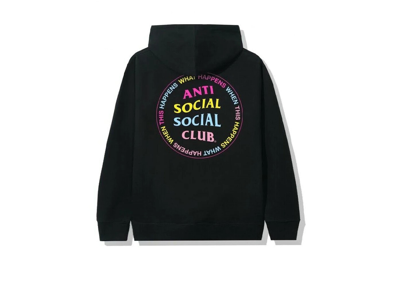 Anti Social Social Club What Happened Hoodie Black
