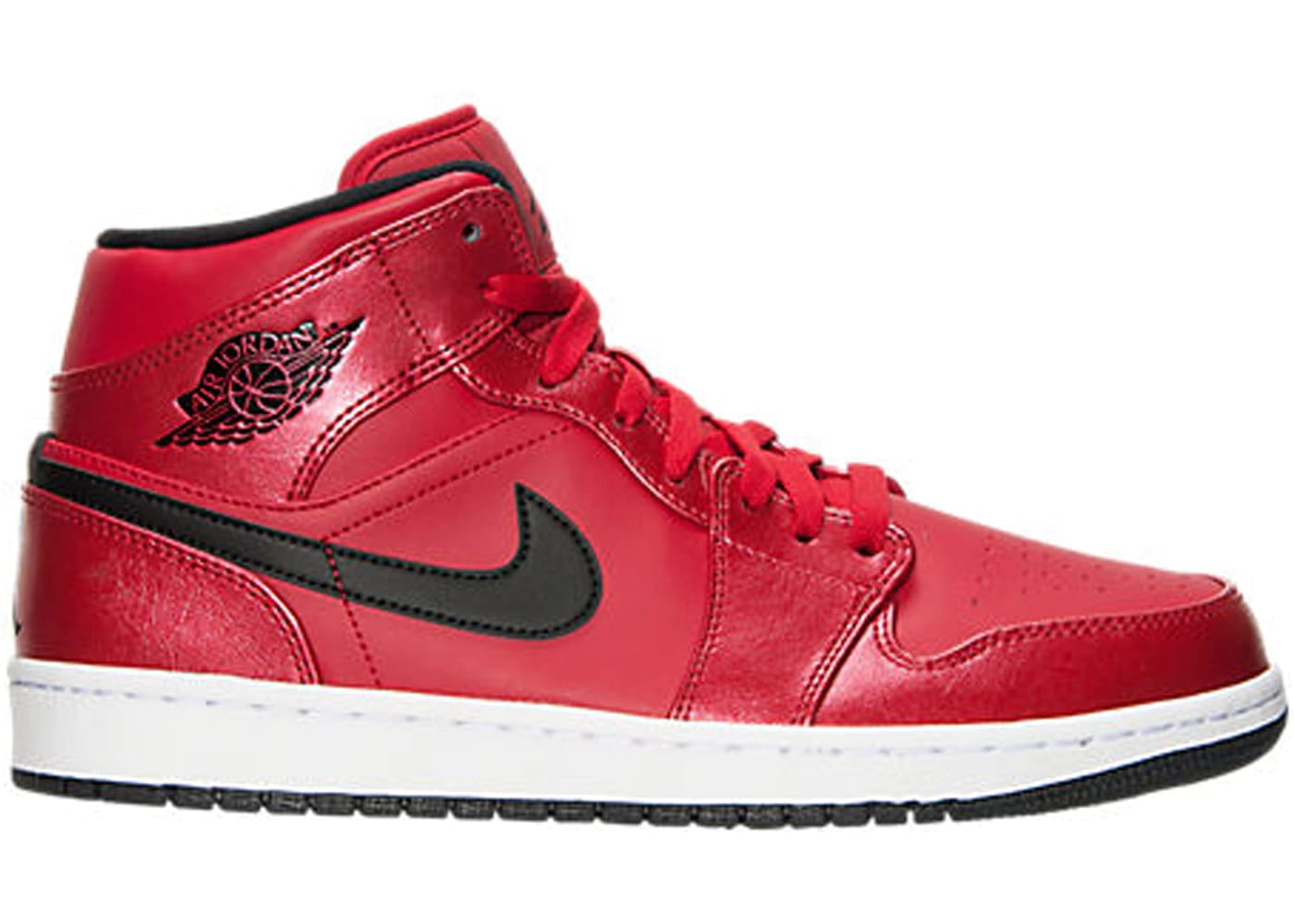 Jordan 1 Mid Gym Red Black Patent