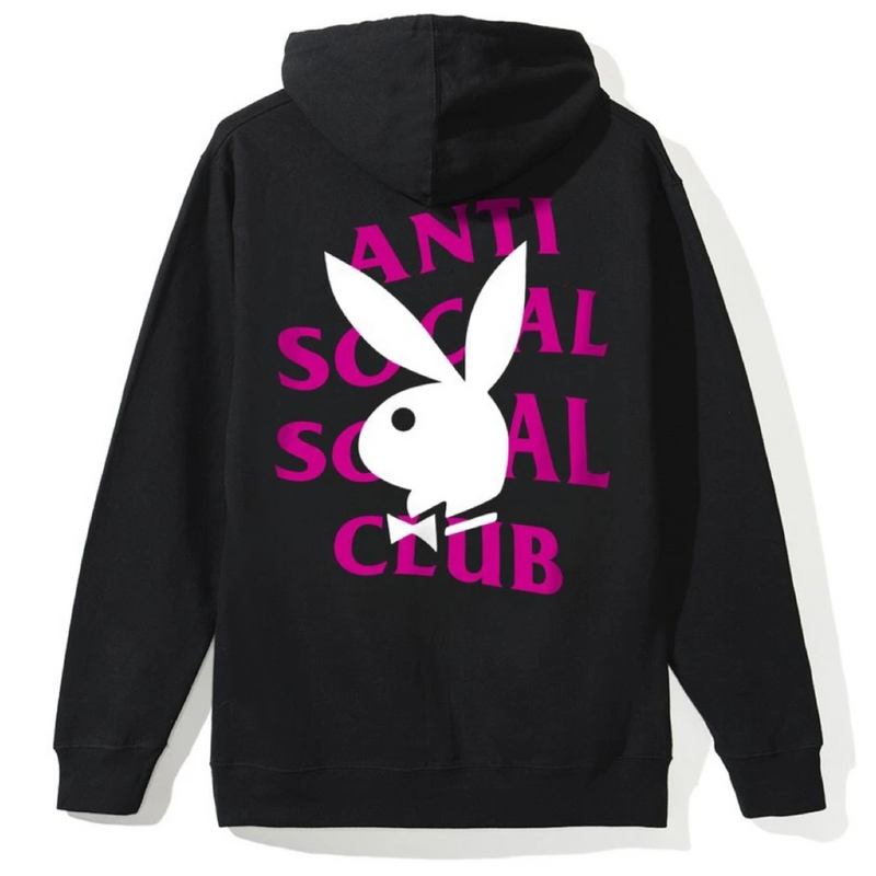 Anti Social Social Club Playboy Remix Hoodie Black