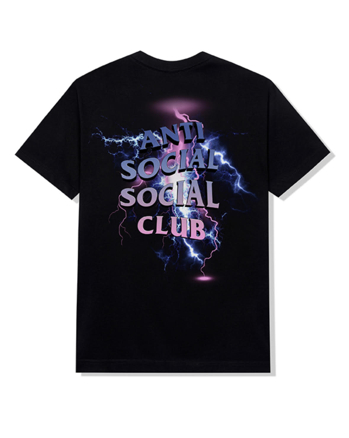 Anti Social Social Club Bolt From The Blue Tee Black