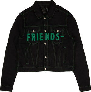 VLONE Friends Denim Jacket Black/Green