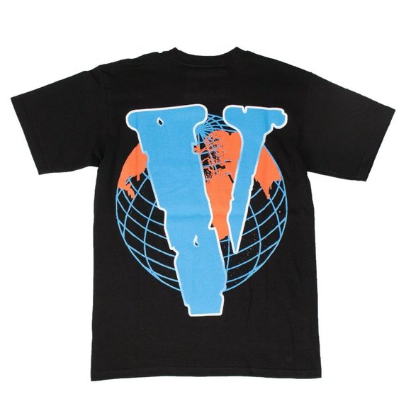 Vlone X Juice Wrld 999 Globe Short Sleeve