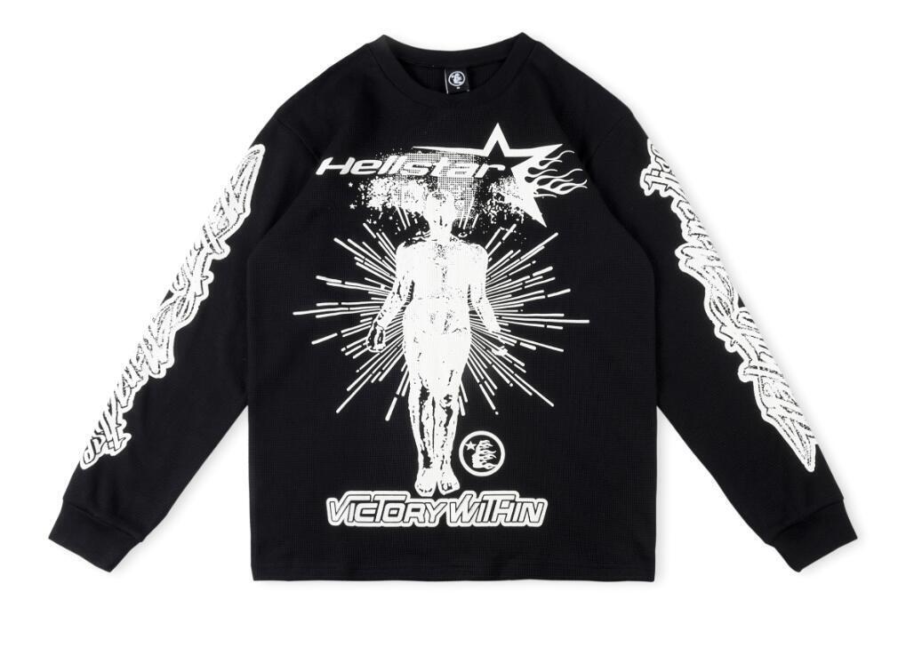 Hellstar Thermal Print Long Sleeve Black – SOLEPLIER