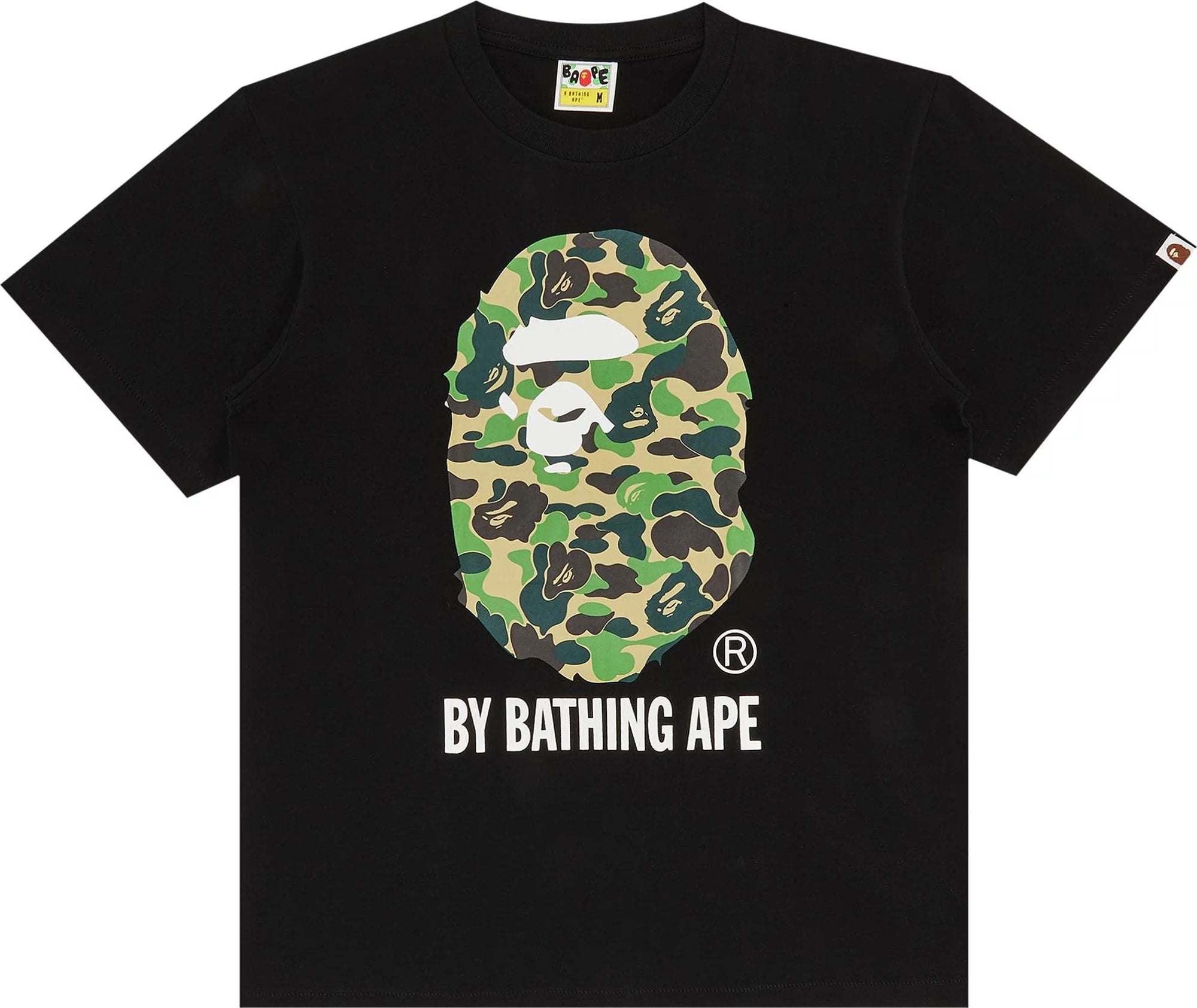 BAPE ABC Camo By Bathing Ape Tee 'Black/Green' – SOLEPLIER